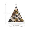 EniLsa Imagen De Pug Print,Christmas Santa Hats For Children 14.2x11 Inch Christmas Santa Hats Party Supplies view 3