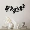 Bisamu Music Notes Decor, Metal Musical Notes, Treble Clef Music Decor, Music Wall Art, Music Notes Wall Decor, Gift for Music Lover (31.4 x 14.5/80 x 37cm) view 1