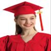 Grad HAGO Unisex Adult Graduation Cap with 2026 and 2025 Tassel Year Charm for High School & Bachelor Master Red view 4