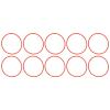 Sealing Ring, 10Pcs Pressure Cooker Sealing Ring, Rubber Sealing Ring Circular Accurate Heat Jewelry Organizers (1500W) view 1