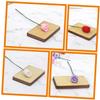 Cabilock 12pcs Miniature Flower Bouquet Realistic Simulation Flowers for Dollhouse Decoration for Projects and Gardens view 3