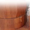GLigeT Garbage Cans Wood Grain Trash Can Chinese Outdoor Park Classification Trash Can Outdoor Trash Box Courtyard Antique Creative Double-Barrel Trash Can Outside Trash Bin view 4