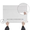 WdFour 100% Blackout Classroom Door Curtains - UV Protection & Privacy, Easy-to-Install Roller Blinds for Windows(14Wx42L,Greyish White,1Piece) view 4