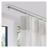 Room Divider Ceiling Track System Shower Curtain White Curtain Track System with Hook, Thin Single Window Rail for Bay Windows/Wall/Doorway, Waterproof Shower Room Divider Rods ( Color : Ceiling Mount view 1