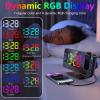 321Wasay Digital Alarm Clock With Projection on Ceiling for Bedroom - Projector Clock That Projects Time view 4