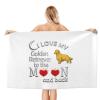 Byoblu Love Golden Retriever Beach Towel Absorbent Bathroom Towels Beach Towels Oversized Super 32x52 Inch view 2