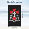 Byoblu Knights Templar 1119 Crusader Deus Beach Towel Absorbent Bathroom Towels Beach Towels Oversized Super 32x52 Inch view 4
