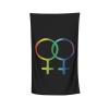 Byoblu Women Symbols Lesbian LGBT Pride Beach Towel Absorbent Bathroom Towels Beach Towels Oversized Super 32x52 Inch view 2