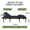Adjustable Bed Base -Full-Three FOLD- Motorized Head and Foot Incline - Quick and Easy Assembly view 2