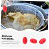 TIDTALEO Thermometer Pan Clip Silicone Pot Clips Melting Pot Probe Silicone Clip Cooking Clip Thermometer Digital Grill Thermometer Clip Second Generation Anti-Scratch BBQ Tongs view 2