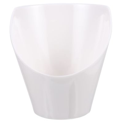 Anneome Angled Salad Bowl Multipurpose Food Storage Serving Bowl for Vegetables Fruits and Desserts Design for Restaurants Parties and Home Use