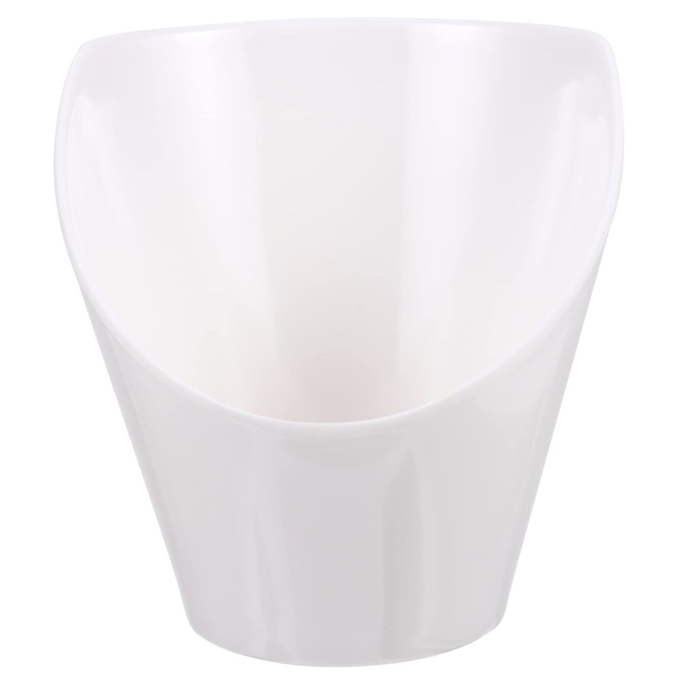 Anneome Angled Salad Bowl Multipurpose Food Storage Serving Bowl for Vegetables Fruits and Desserts Design for Restaurants Parties and Home Use