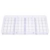 BRIGHTFUFU Clear Plastic Mold Baking Candy Mold for Chocolate Making and Easy to Use Chocolate Molds for Homemade Treats view 1