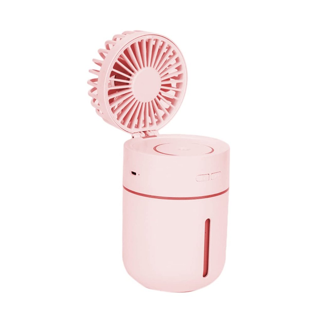 CHILDWEET Portable Air Humidifying Fan Spray Mini Desktop Cooling Fan for Home Office Car
