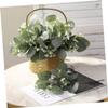 Amosfun 18pcs Decorative Eucalyptus Cutting Simulated Greenery Stems for Home and Wedding Decor Premium Floral Arrangement for Use view 4