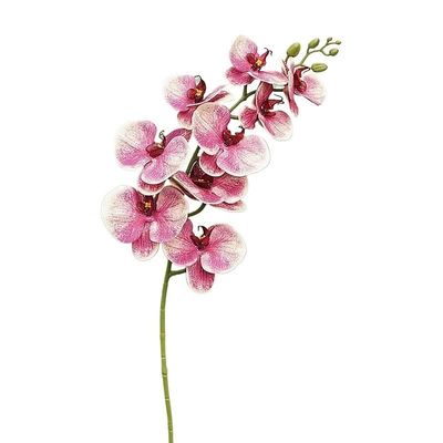 HXSCOO Big Branch 9 Heads 98cm 3D Printing Phalaenopsis Artificial Flower Orchid Wedding Props Home Decor Flower Photo Props (Color : g)