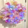 Handmade Oh Deer! Christmas is Near Holiday Ribbon Door Wreath 22 in W65 SO CUTE view 3