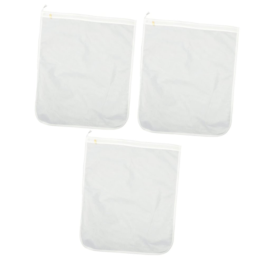 OFFSCH Laundry Mesh Bag Set Large White Mesh Bra Underwear Wash Bag Reusable Washing Machine