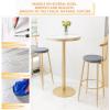 Gaommini Round Bar Table Marble Top Side Table and Gold Metal Frame, Pub Table Dining Table for Living Room Bistro Cocktail Bedroom Balcony End Table (Size : Height 75cm) view 3