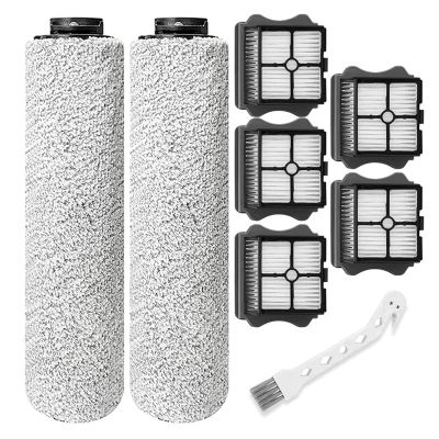 McbeAn Replacement Roller Brush HEPA Filter Compatible for Tineco Compatible for IFloor 3 Compatible for Floor One S3 Cordless Wet Dry Vacuum Cleaner Accessories