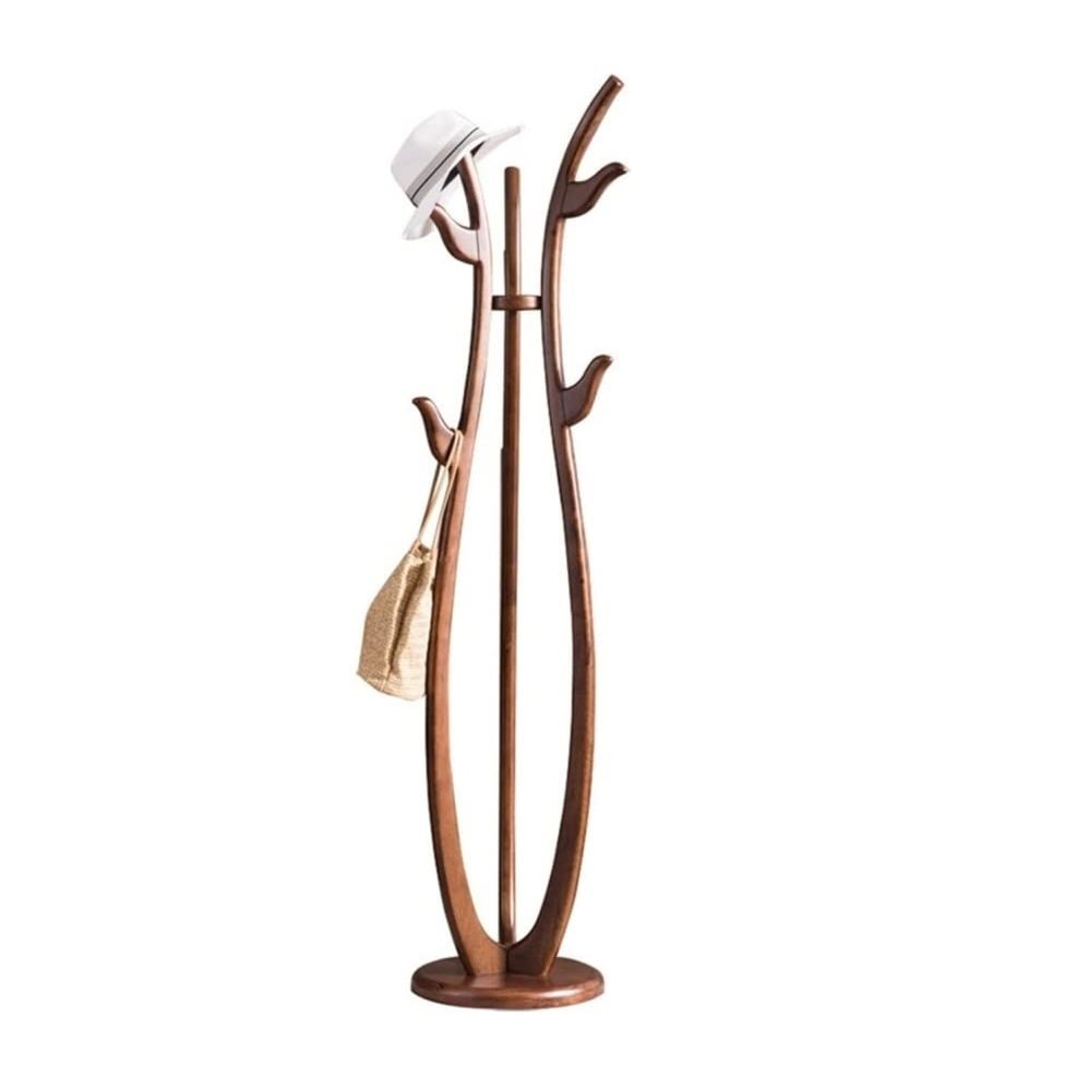 DRMEE Freestanding Stand Coat Rack Decorative Floor Hanger Bedroom Simple Modern Household Hanger Coat Hat Hanger Standing Coat Stand Floor Coat Stand