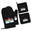 Heteroflexible Pride Flag LGBTQ Premium Heat Resistant Oven Mitts Pot Holders Baking 4-Piece Set view 2