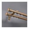 Curtain Track, Aluminum Curtain Rails System, Wall Mount Curtain Rods, Room Divider-Curtain Track Rail, For Bedroom, Living Room, Kitchen, Bathroom(Gold B,6m/20ft/4 * 1.5m) view 1