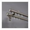 Curtain Track, Aluminum Curtain Rails System, Wall Mount Curtain Rods, Room Divider-Curtain Track Rail, For Bedroom, Living Room, Kitchen, Bathroom(Gray B,0.9m/3ft) view 1