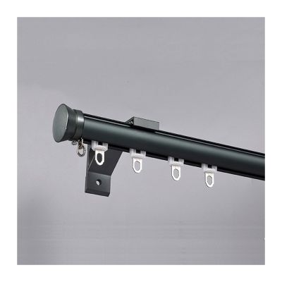 Curtain Track, Aluminum Curtain Rails System, Wall Mount Curtain Rods, Room Divider-Curtain Track Rail, For Bedroom, Living Room, Kitchen, Bathroom(Blue A,2m/6.6ft/2 * 1m)