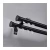 Curtain Track, Aluminum Curtain Rails System, Wall Mount Curtain Rods, Room Divider-Curtain Track Rail, For Bedroom, Living Room, Kitchen, Bathroom(Black B,3m/10ft/2 * 1.5m) view 1