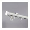 Curtain Track, Aluminum Curtain Rails System, Wall Mount Curtain Rods, Room Divider-Curtain Track Rail, For Bedroom, Living Room, Kitchen, Bathroom(White A,1.3m/4.3ft) view 1