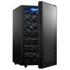 GagalU 28 Bottle Compressor Wine Cooler Refrigerator Freestanding Quiet Operation Wine Fridges Cellar Digital Touch Display Anti Light Finish Auto-Defrost Double-Layer Glass Door view 1