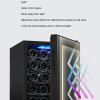 GagalU 28 Bottle Compressor Wine Cooler Refrigerator Freestanding Quiet Operation Wine Fridges Cellar Digital Touch Display Anti Light Finish Auto-Defrost Double-Layer Glass Door view 4
