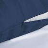 100% Egyptian Cotton Pillow Protectors Set of 2, 600 Thread Count King Size Bed Pillow Cases with Zipper, Sateen Weave Cooling Pillow Cover Quiet and Breathable Easy Care (2PCS, Striped Navy Blue) view 4
