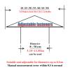 Cone Top Chimney Cap, Stainless Steel Chimney Cap, Rain and Snow Cap - Exhaust Pipe End - Vent Cover/Cap, Exhaust Hood, Metal Chimney Cap with Bird Guard,Chimney Cover ( Size : D14cm*30cm/5.51in*11.81 view 2