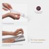 Changshade Cellular Shades Blinds for Indoor Windows Door Cordless, Honeycomb Blind 1 Inch Pull Down Pleated No Drill Tools Easy Install, Shade Size 18.5" Width36" Height, White view 4