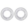 uxcell Lazy Susan Hardware, 2Pcs 12 Inch - Iron Round Ball Bearing Rotating Swivel Plate, Lazy Susan Turntable for DVD Tower, Bookshelf (Silver) view 1