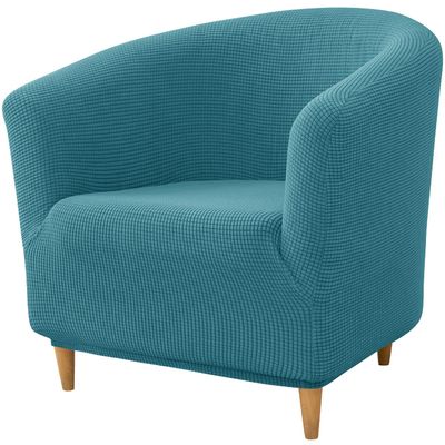 XMAYODS Club Chair Slipcover 1 Piece Stretch Barrel Chair Covers Printed Tub Chair Slipcovers Soft Spandex Armchair Cover Removable Couch Furniture Protector Cover for Living Room (Color : #26)