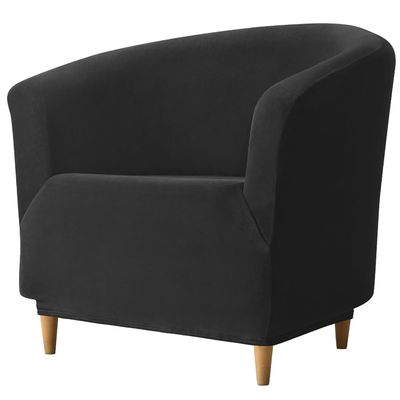 Club Chair Covers Slipcover 1/2 Piece Velvet Tub Chair Covers for Armchairs,Barrel Chair Covers Wing Back High Stretch Sofa Seat Furniture Protector Removable Washable Living Room ( Color : #5 , Size