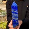 KatLin Natural Lapis Lazuli Column Crystal Wand Healing Home Office Decoration Gifts Mineral Demagnetization Ornaments (Size : 500-550g) view 3
