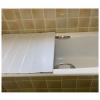 Bathtub Tray Bathtub Cover Bath Tub Caddy Tray, Folding Plastic Dust-Proof Board Shutter Bath Lid, Scalable Durable Insulation Cover for Spa, Bathroom & Shower, 0.6cm Thickness Multifunctional (Color view 1