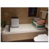 Bathtub Tray Bathtub Tray Bathtub Cover Bath Lid, Anti-dust Folding Dust Board Bathtub Insulation Cover, Thickness 1.2cm Shutter Bath Lid for Phone Tablet Bracket, Bearing 40kg Multifunctional (Color view 1