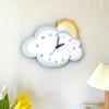 Decorative 3D Cartoon Sun & Cloud Wall Clock Cute Silent Hanging Clock Creative Modern Battery Powered Wall Clock for Playroom Nursery Hotel Reloj de Pared view 4