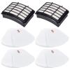 Anewise Replacement Filters for Shark Navigator Lift-Away XL CU510, CU512, CU500, CU520 Deluxe NV350, NV351, NV356E, NV360, NV352, NV355, NV358, ZU503AMZ, 4 + 2 Filter, Replace Parts #XHF350 & XFF350 view 1