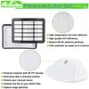 Anewise Replacement Filters for Shark Navigator Lift-Away XL CU510, CU512, CU500, CU520 Deluxe NV350, NV351, NV356E, NV360, NV352, NV355, NV358, ZU503AMZ, 4 + 2 Filter, Replace Parts #XHF350 & XFF350 view 4