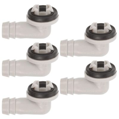 UPKOCH 5pcs Air Conditioning Drain Connector Drain Drain Hose Fitting Hose Connector for Split Units Fitting for Air Conditioner Drain Hose Connector Fitting