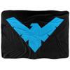 Batman Blanket, 60"x80", Nightwing Symbol Silky Touch Sherpa Back Super Soft Throw Blanket view 2