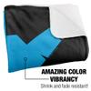 Batman Blanket, 60"x80", Nightwing Symbol Silky Touch Sherpa Back Super Soft Throw Blanket view 3