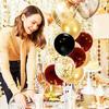 Graduation Decorations Maroon Gold 2026/Burgundy Graduation Decorations ASU FSU/Burgundy Gold Balloons/Birthday/2 Burgundy Table Centerpiece Balloon Stand Kits view 2