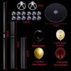 Graduation Decorations Maroon Gold 2026/Burgundy Graduation Decorations ASU FSU/Burgundy Gold Balloons/Birthday/2 Burgundy Table Centerpiece Balloon Stand Kits view 4
